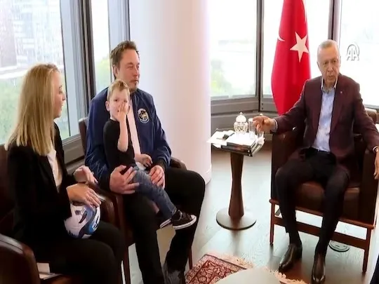 तुर्की President Erdogan से उद्योगप‎ति मस्क की अनौपचा‎रिक संवाद में बनी अहम सहम‎ति