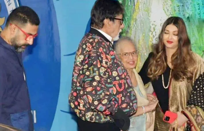 बच्चन फैमिली के साथ स्पॉट किया Aishwarya को
