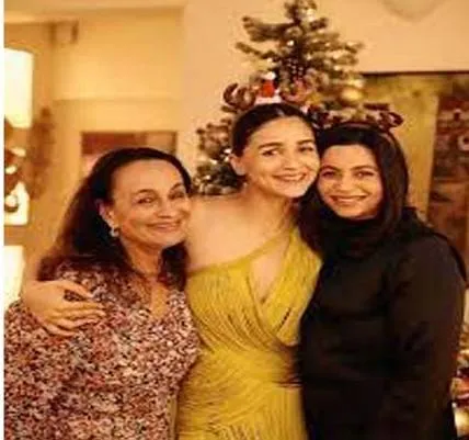आलिया ने पूरे परिवार के साथ मनायी Christmas party
