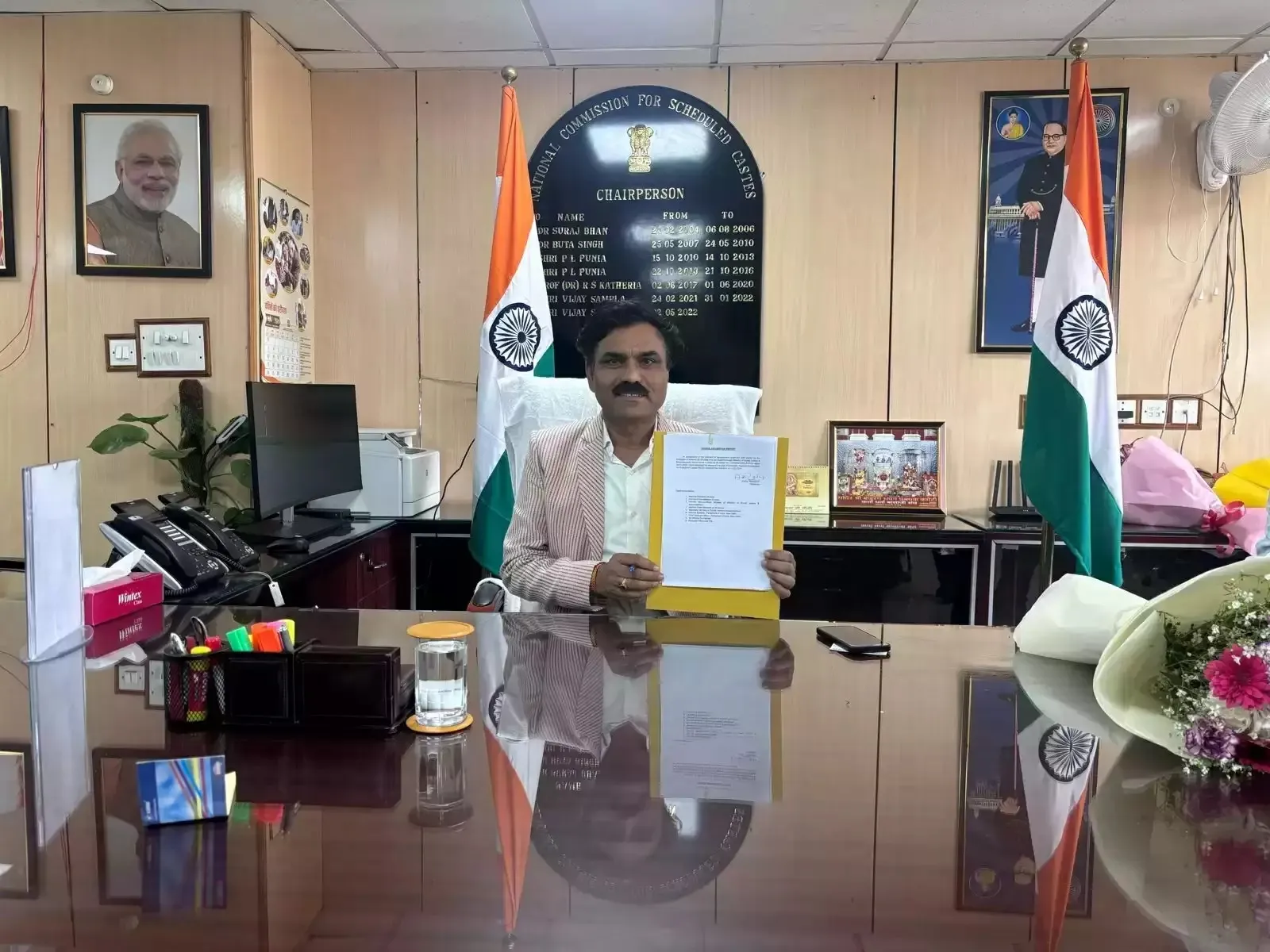 Makwana ने राष्ट्रीय अनुसूचित जाति आयोग के अध्यक्ष का पदभार ग्रहण किया