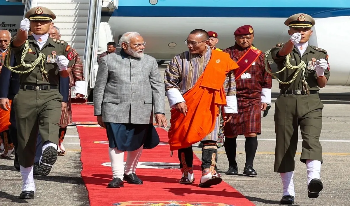 पीएम मोदी दो दिनी यात्रा पर Bhutan पहुंचे