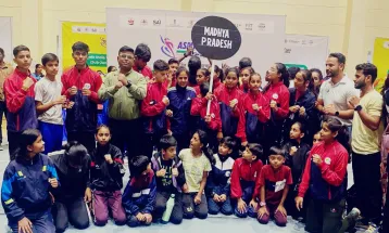 23वी सब जूनियर राष्ट्रीय स्पर्धा एवं सब जुनियर और जूनियर खेलो इंडिया राष्ट्रीय प्रतियोगिता में भाग लेने के लिए मध्यप्रदेश की Wushu team जम्मू पहुंची