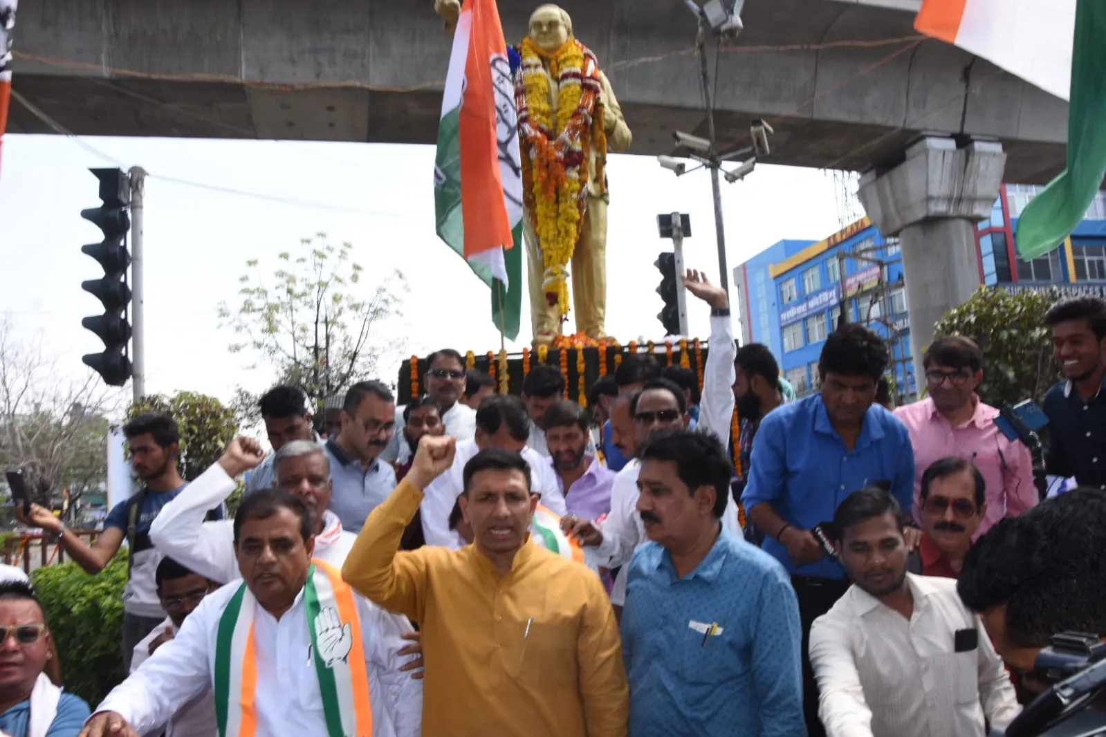 बाबा साहेब अम्बेडकर द्वारा बनाए गए संविधान की रक्षा हम अपनी शहादत देकर भी करेंगे: Jitu Patwari
