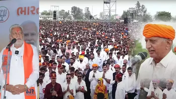 क्षत्रिय समाज के विरोध के बीच Rupala ने शक्ति प्रदर्शन के बाद नामांकन पत्र दाखिल किया