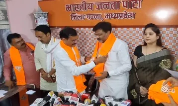 Katni में कांग्रेस नेताओं, कार्यकर्ताओं ने ली भाजपा की सदस्यता