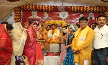 MP Vishnudutt Sharma ने खजुराहो लोकसभा के चंदला और पन्ना विधानसभा क्षेत्र के मतदाता एवं कार्यकर्ता अभिनंदन समारोह को किया संबोधित