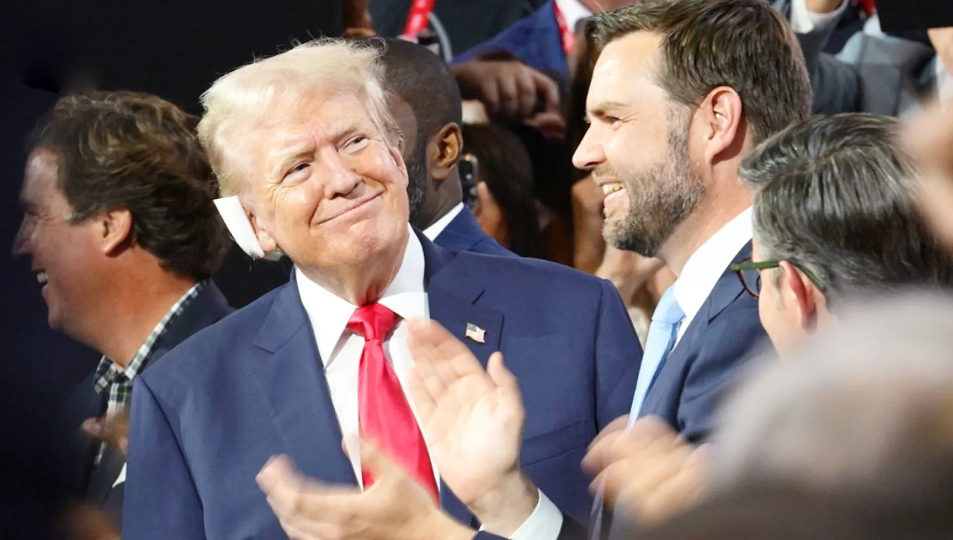 हमले के बाद पहली बार Trump रिपब्लिकन सम्मेलन में आए नजर