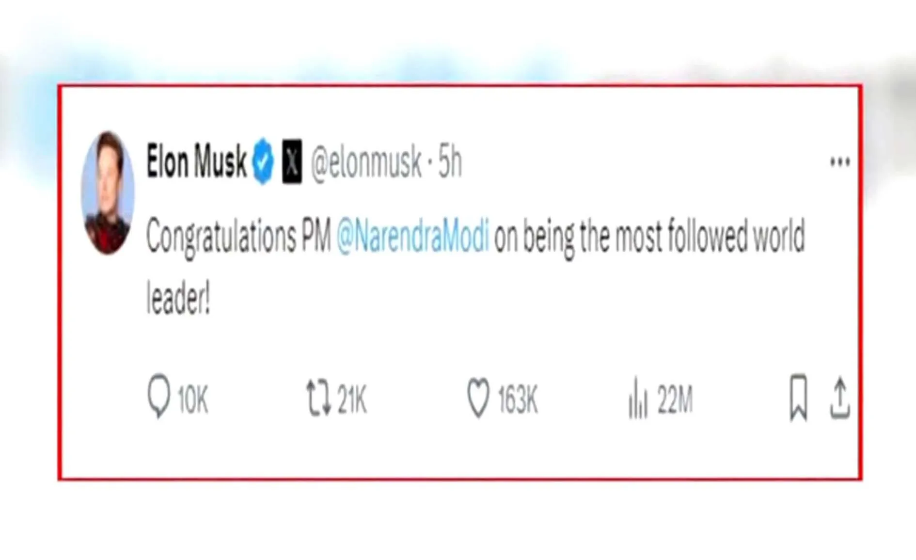 PM Modi की लोकप्रियता पर एलन मस्क ने दी बधाई