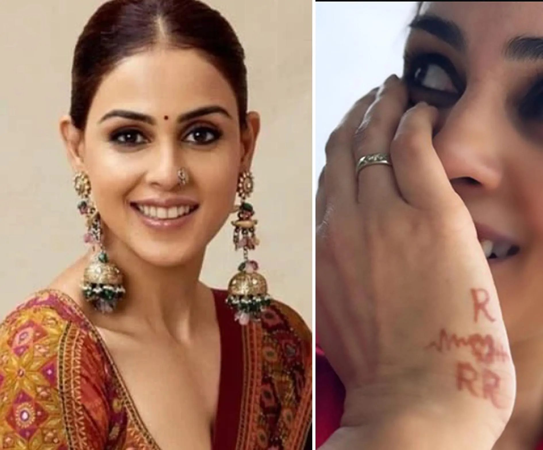 मेंहदी से Genelia ने किया अपने परिवार के प्रति प्यार का इजहार