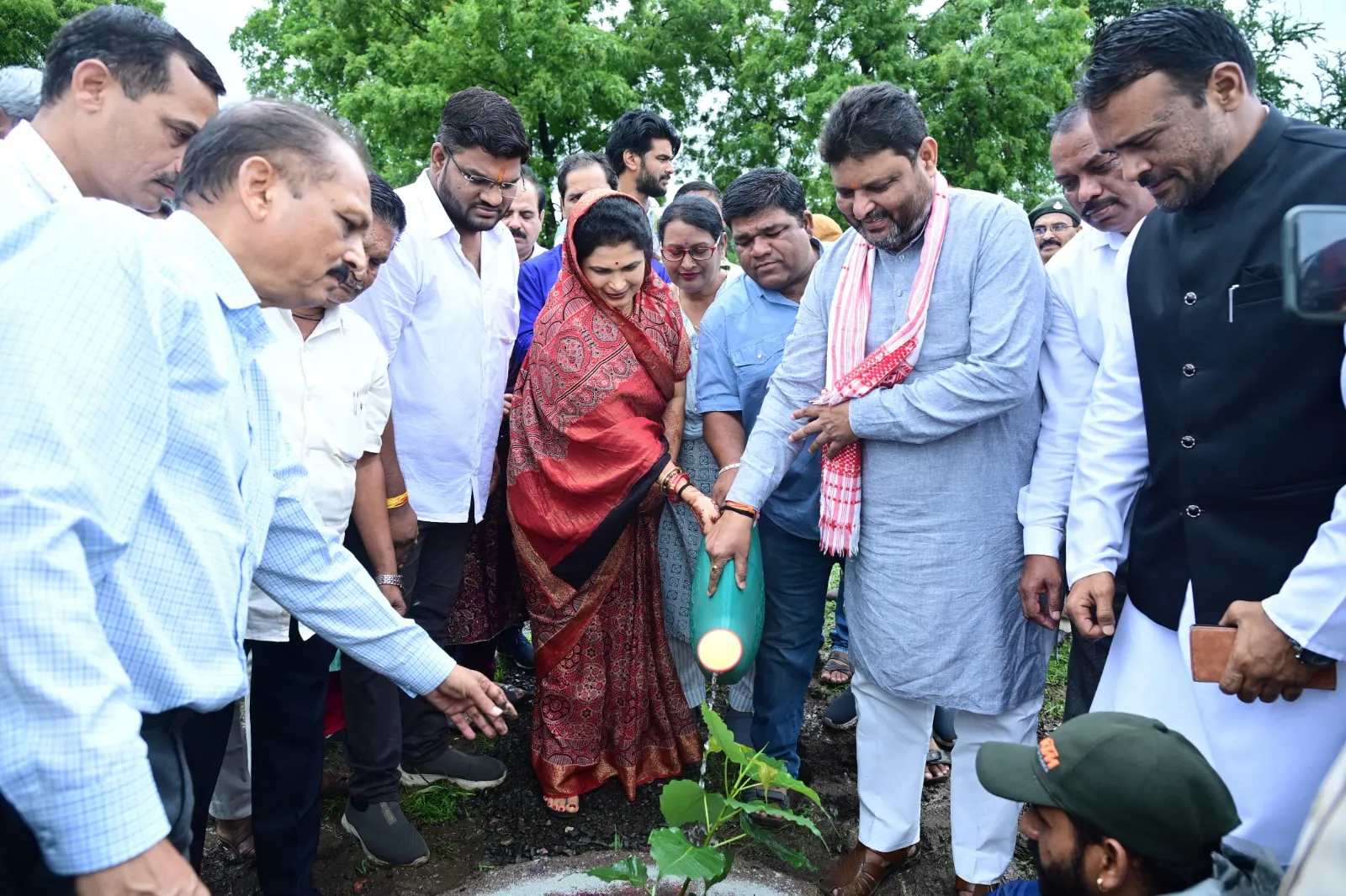 अनुसूचित जाति मोर्चा ने ‘‘एक पेड़ मां के नाम‘‘ अभियान के अंतर्गत प्रदेश भर में किया पौधारोपण