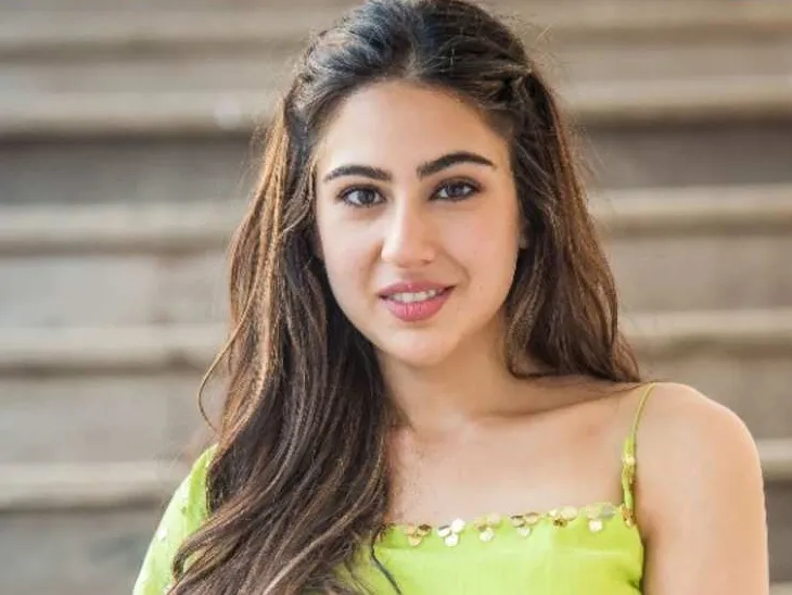 आज सेट पर नया मेहमान आया चंदू जी: Sara Ali Khan