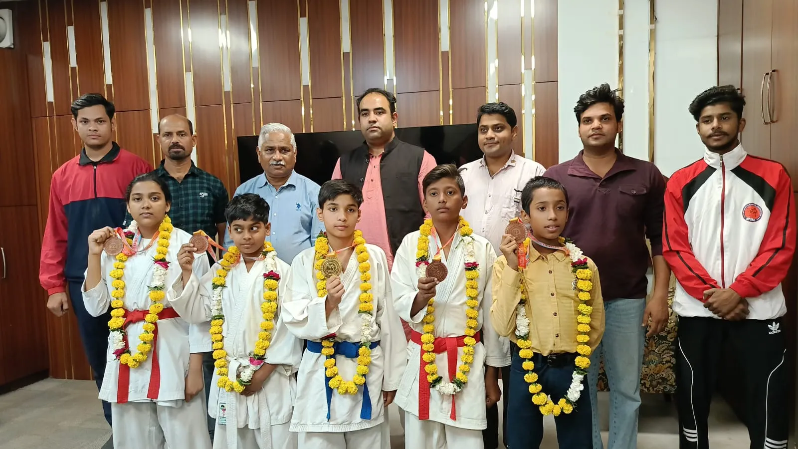 Sub Junior State Karate Championship में ग्वालियर के खिलाड़ियों ने पांच पदक जीते