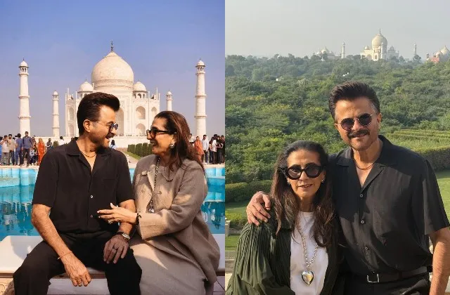 ताजमहल में Anil Kapoor ने पत्नी संग बिताया क्वालिटी टाइम