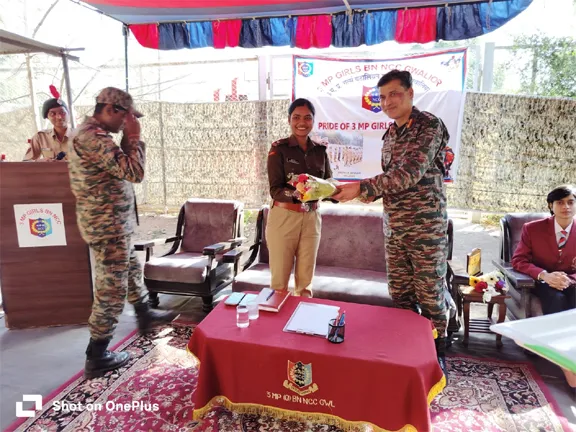 राष्ट्र के उत्थान में बेटियों की अहम भूमिका है: Commanding Officer Sukhwinder Singh