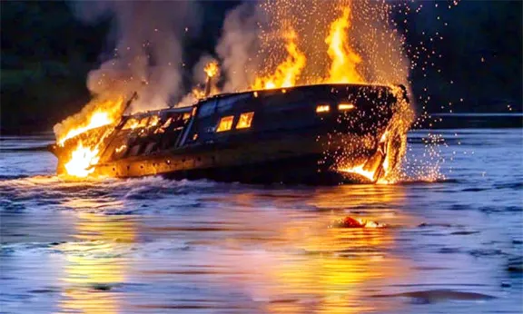 खाना बनाते वक्त Boat में हुआ धमाका 143 की मौत, कई दर्जन हो गए लापता