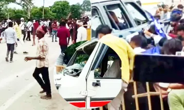 Prayagraj में चंद्रशेखर के हाउस अरेस्ट के बाद भड़की हिंसा, दर्जनों वाहन फूंके, 15 घायल