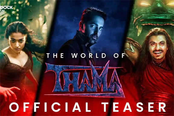 Maddock Films की आगामी फिल्म ‘थामा’ का टीजर रिलीज