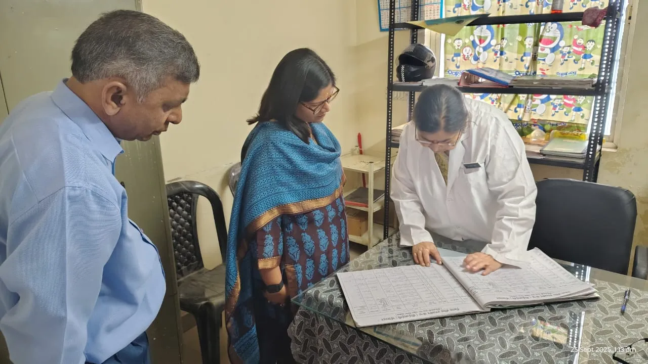 कलेक्टर श्रीमती चौहान ने Morar Hospital का किया आकस्मिक निरीक्षण