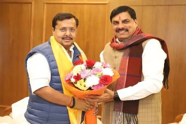 CM Dr. Mohan Yadav की भाजपा के नवनियुक्त कार्यकारी अध्यक्ष नितिन नबीन से सौजन्य मुलाकात