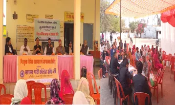 जिला विधिक सेवा प्राधिकरण एवं Mahatma Gandhi College of Law ग्वालियर के तत्वाधान में एकदिवसीय निशुल्क विधिक सहायता एवं जागरूकता शिविर का आयोजन