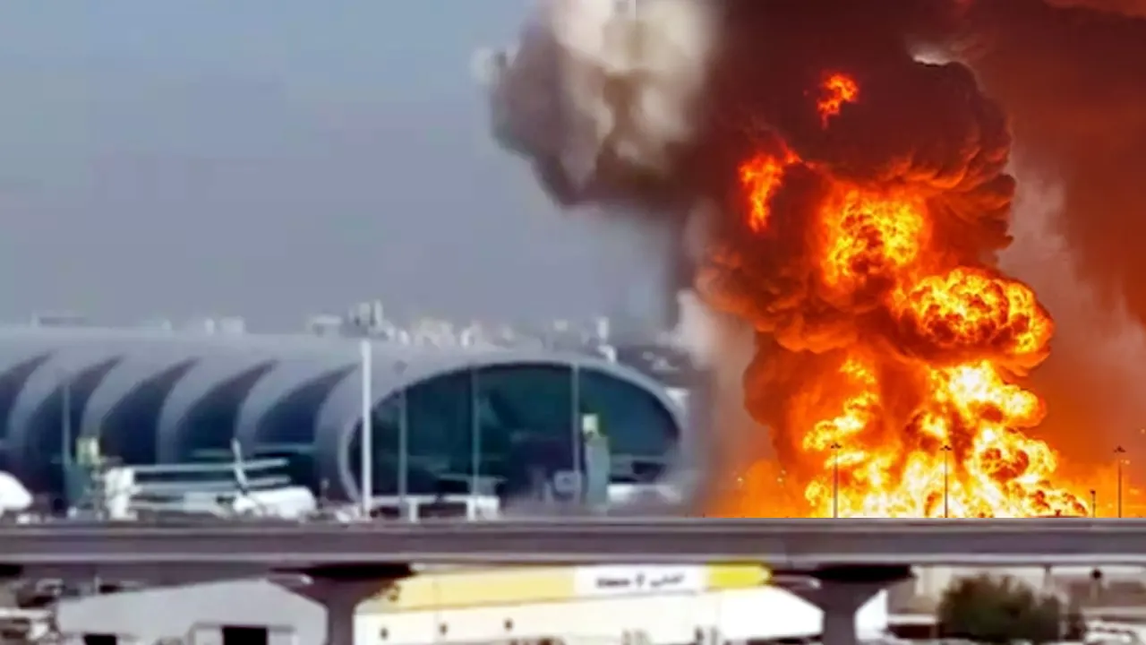 Dubai International Airport के पास हमला, ईंधन टैंक में विस्फोट के बाद उड़ानें निलंबित