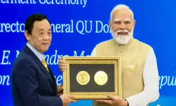 PM Modi को इटली में मिला एफएओ का सर्वोच्च एग्रीकोला मेडल