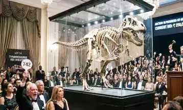 6.7 करोड़ साल पुराना Dinosaur  का कंकाल 430 करोड़ में हुआ नीलाम