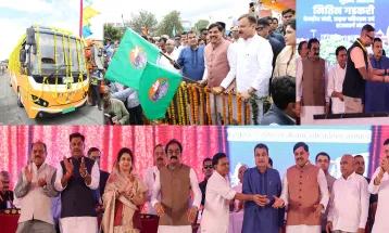 21 साल बाद Madhya Pradesh में लौटी सार्वजनिक बस सेवा; सीएम यादव-गडकरी ने किया शुभारंभ