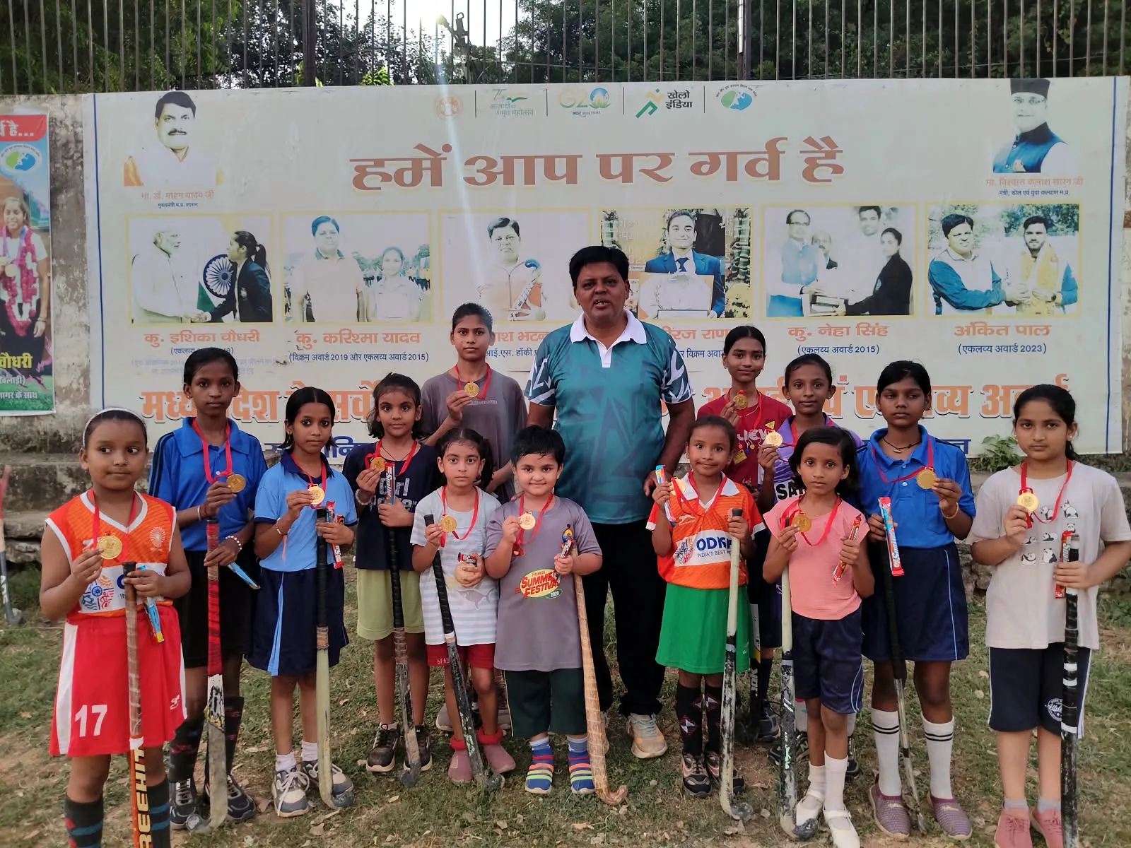 फिर दिल दो Hockey को अभियान का असर,  अभी तक 15 बालिका हॉकी खिलाड़ी हॉकी से जुड़ी