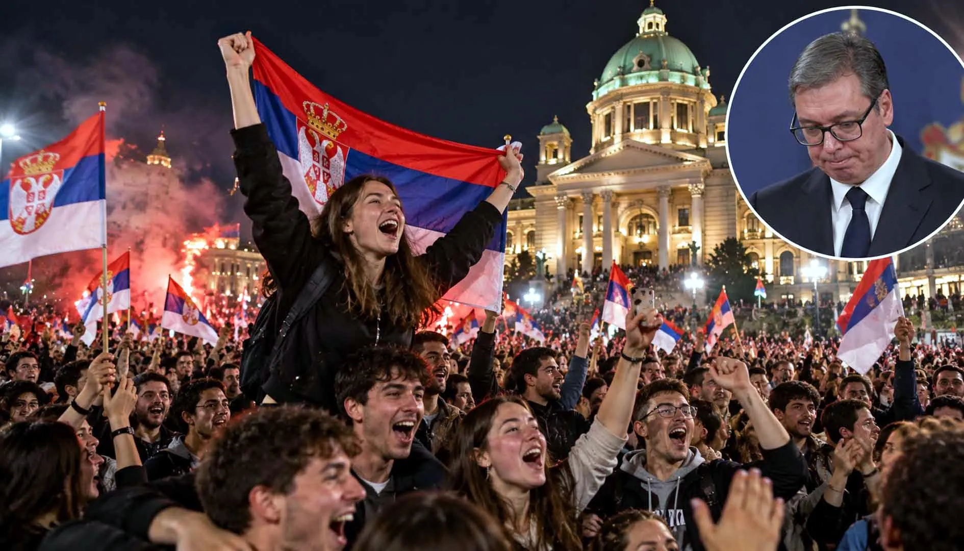 Serbia में छात्र आंदोलन ने लिखी नई इबारत, वुसिच का राजनीतिक वर्चस्व समाप्त