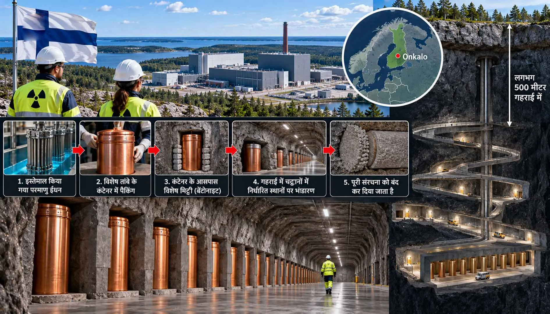 Finland में खुलेगा दुनिया का पहला परमाणु कचरा भंडार
